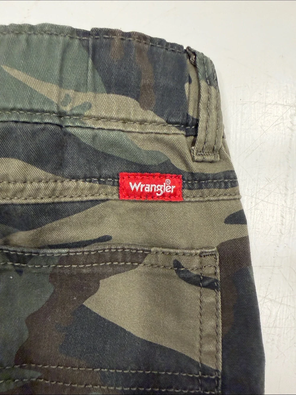 Wrangler Kids Camo Cargo Joggers - Green & Brown